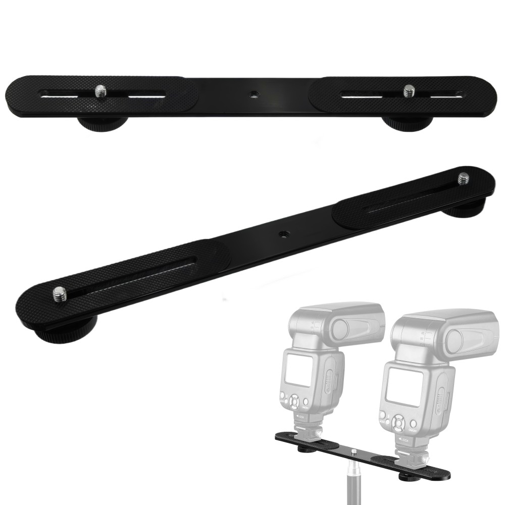 Photography Lighting Spotlight - Dual Flash Bracket 1/4'' Screw Hot