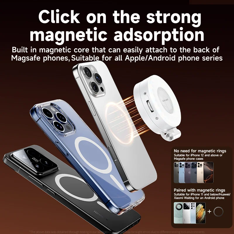 Photography Lighting Spotlight - LED Selfie Fill Light for Magsafe