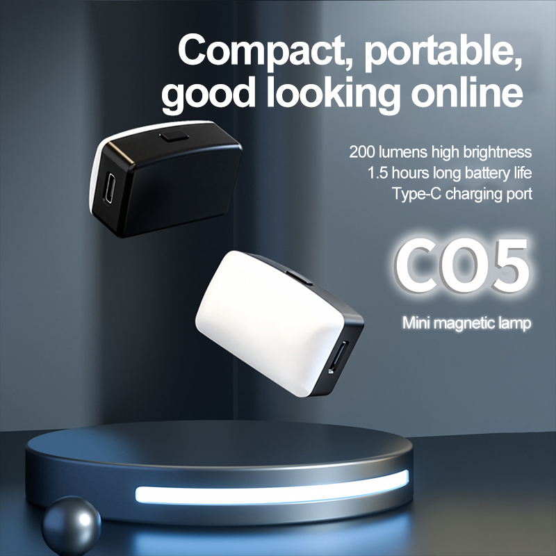 Photography Lighting Spotlight - Mini Magnetic Selfie Fill Light Portable