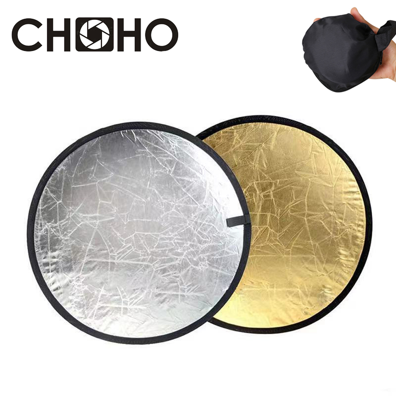 Reflector Disc Silver - Reflector 30cm Pocket 2 In 1