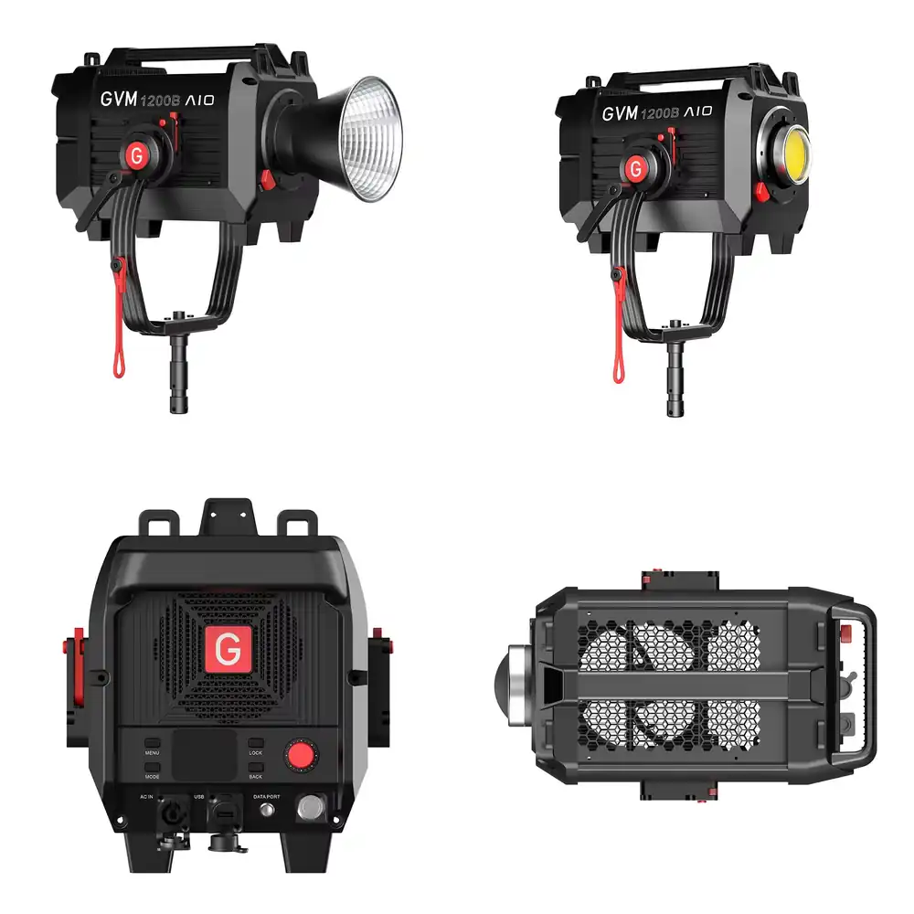 Photography Lighting Spotlight - GVM SD1200B AIO 1200W Photography COB
