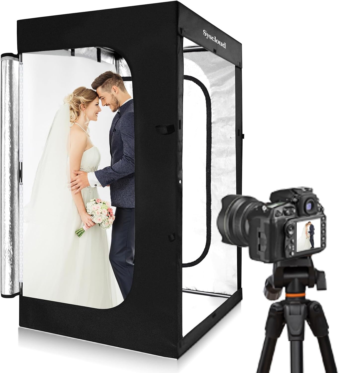 Photography Lighting Kit With Backdrop - Dimmable LED Photo Studio Light Tent,