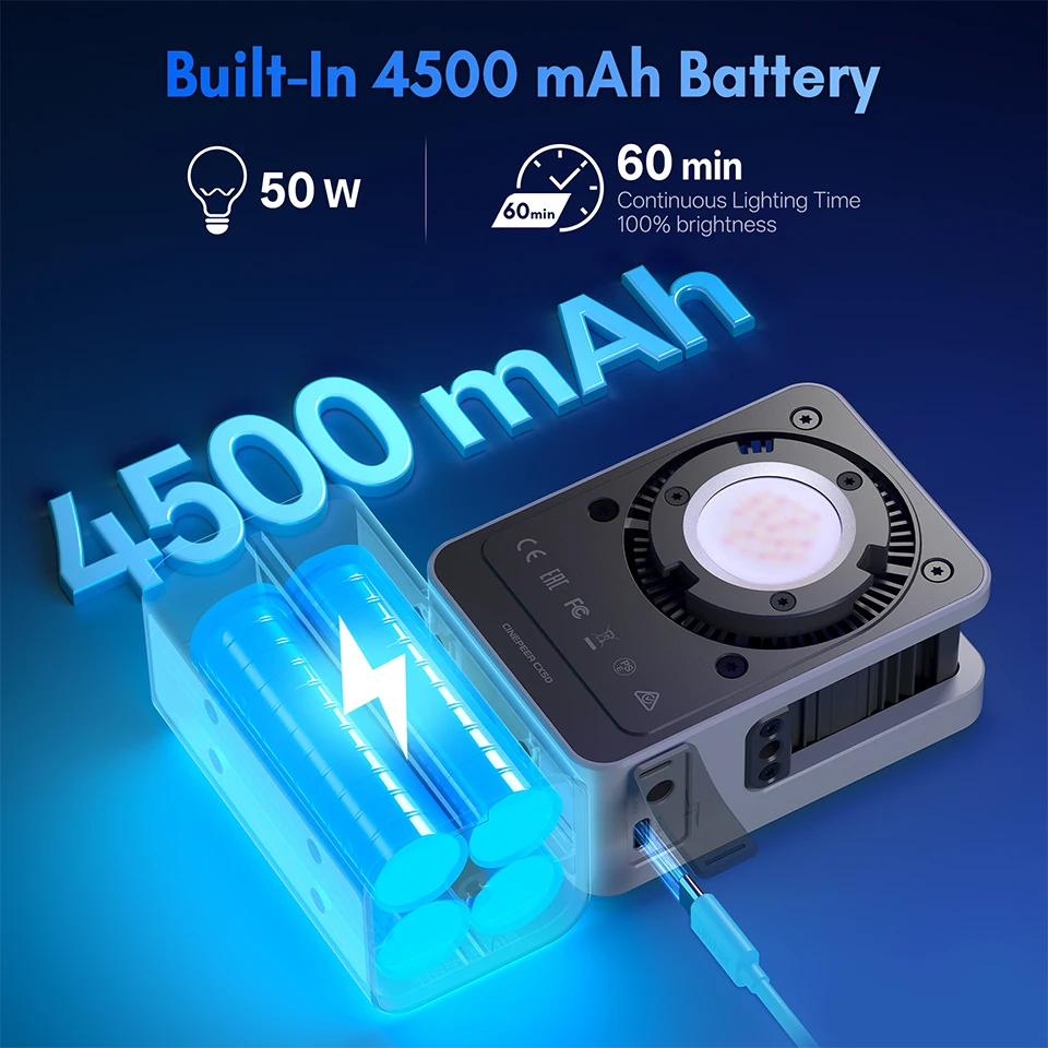 Zhiyun CINEPEER CX50 RGB Video - Photography Lighting Kit Portable ulasan dan harga