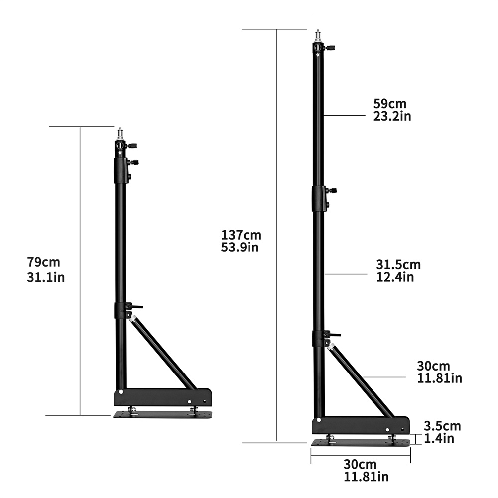 100/135/ 170cm Wall Mounting T - Photography Lighting With Umbrella ulasan dan harga