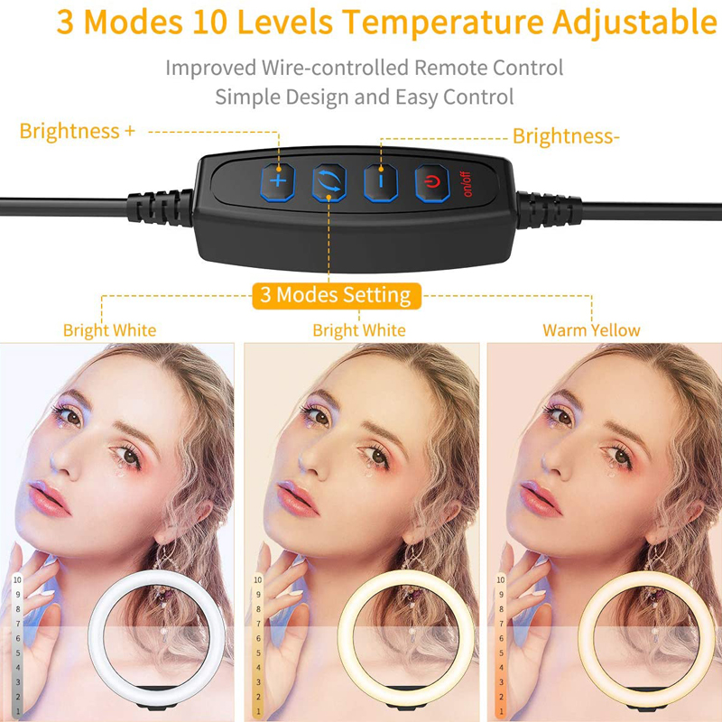16/26/33cm Selfie Ring Light P - Photography Lighting Stick ulasan dan harga