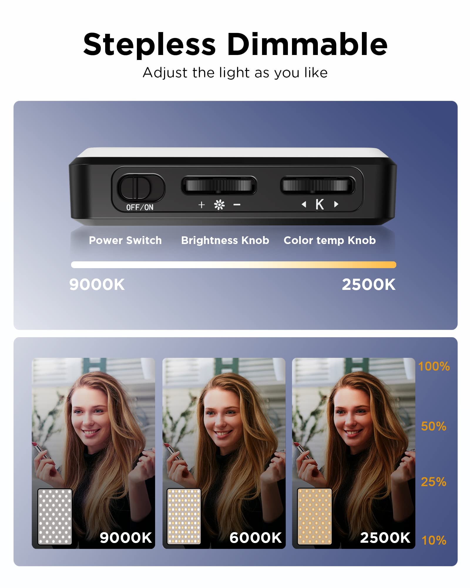 LED Selfie Light 3000Mah 120 L - Photography Lighting Stick ulasan dan harga