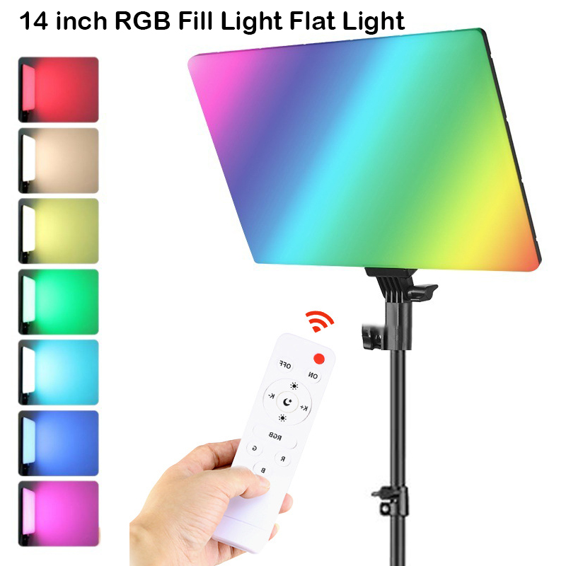 RGB 14'' LED Video Light Remot - Photography Lighting Uk ulasan dan harga
