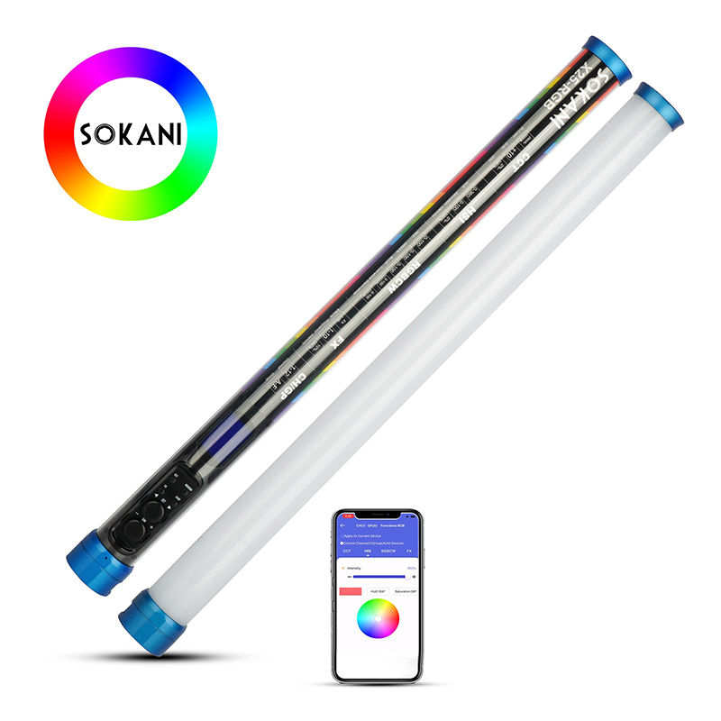 Sokani X25 RGB LED Video Light - Photography Lighting Stick ulasan dan harga