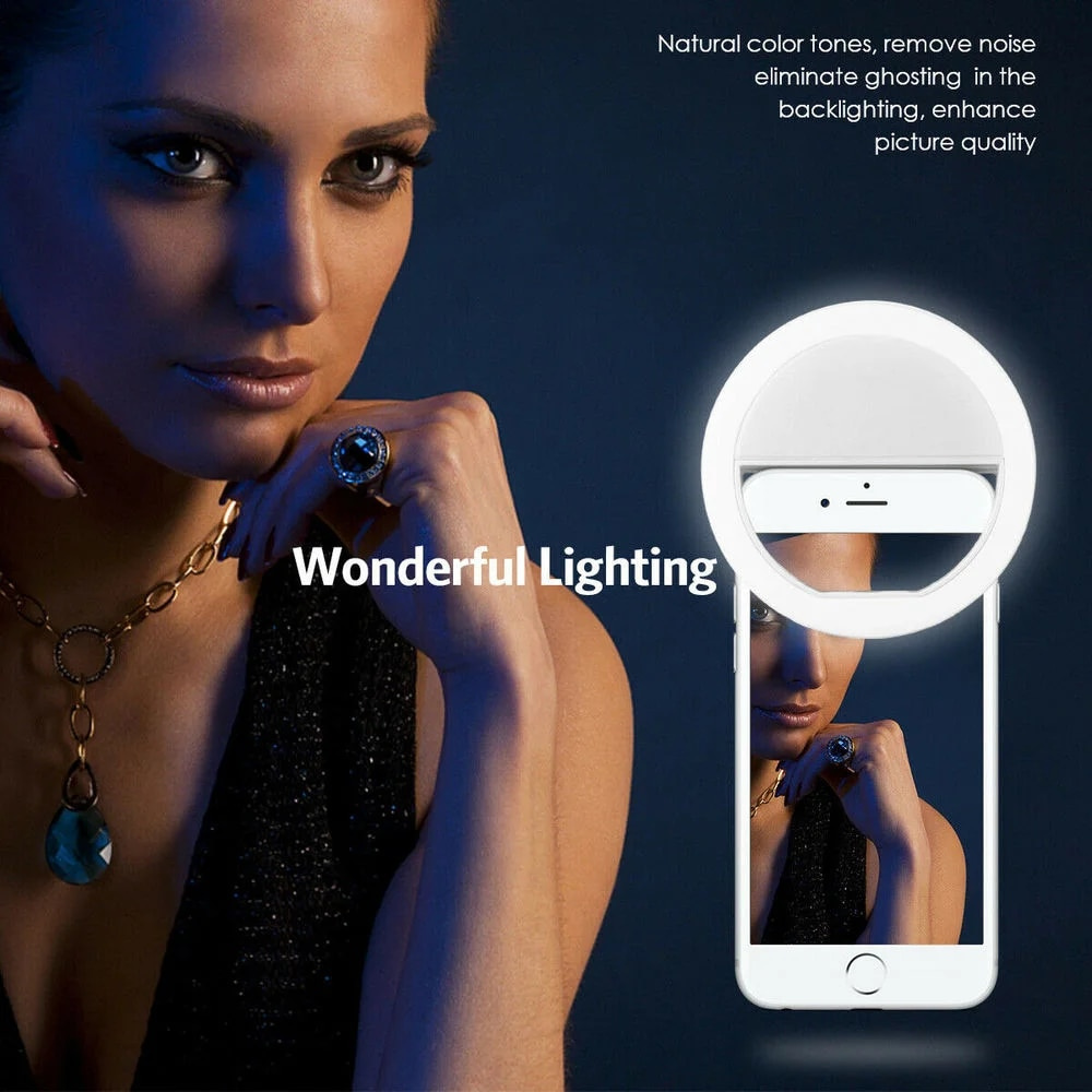 LED Selfie Fill Light USB Char - Photography Lighting Spotlight ulasan dan harga