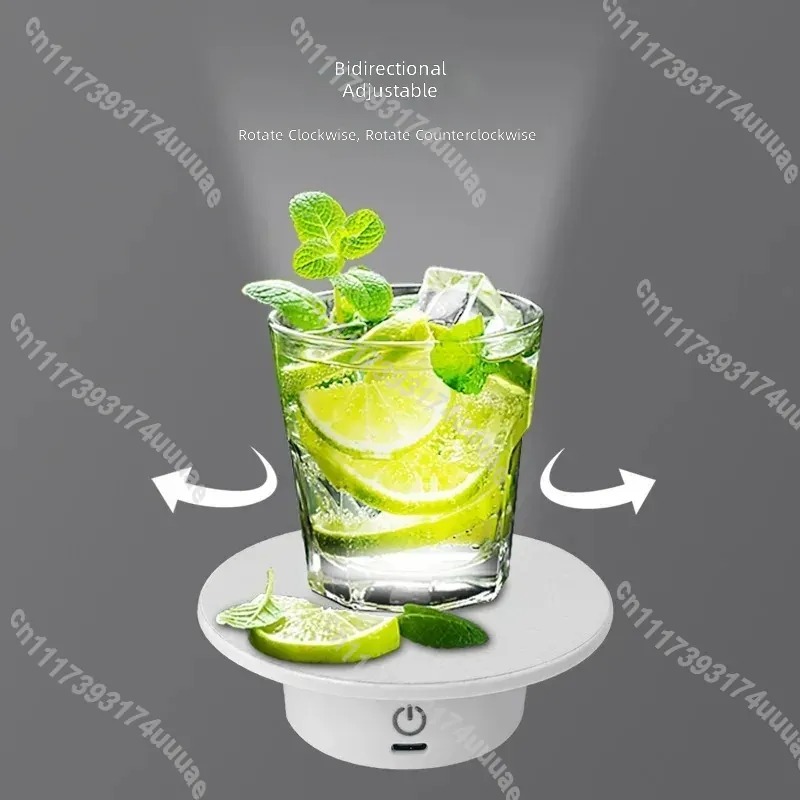 10.9cm Electric Rotary Turntab - Photography Lighting For Jewelry ulasan dan harga
