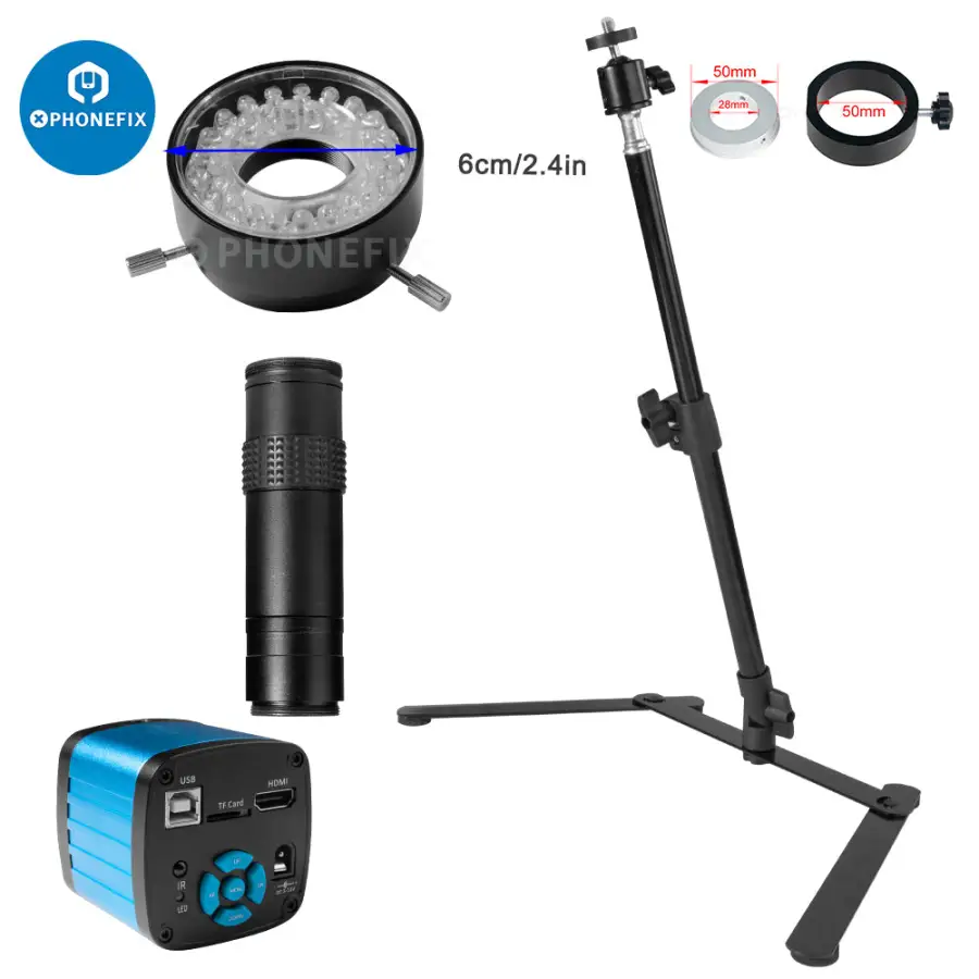 48MP Microscope Camera Set Uni - Lighting In Photography Definition ulasan dan harga