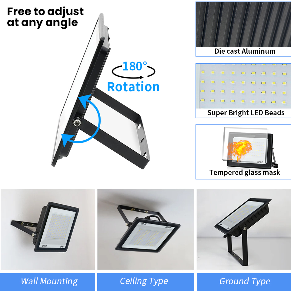 LED Floodlight AC220V 110V 10- - Photography Lighting Uk ulasan dan harga