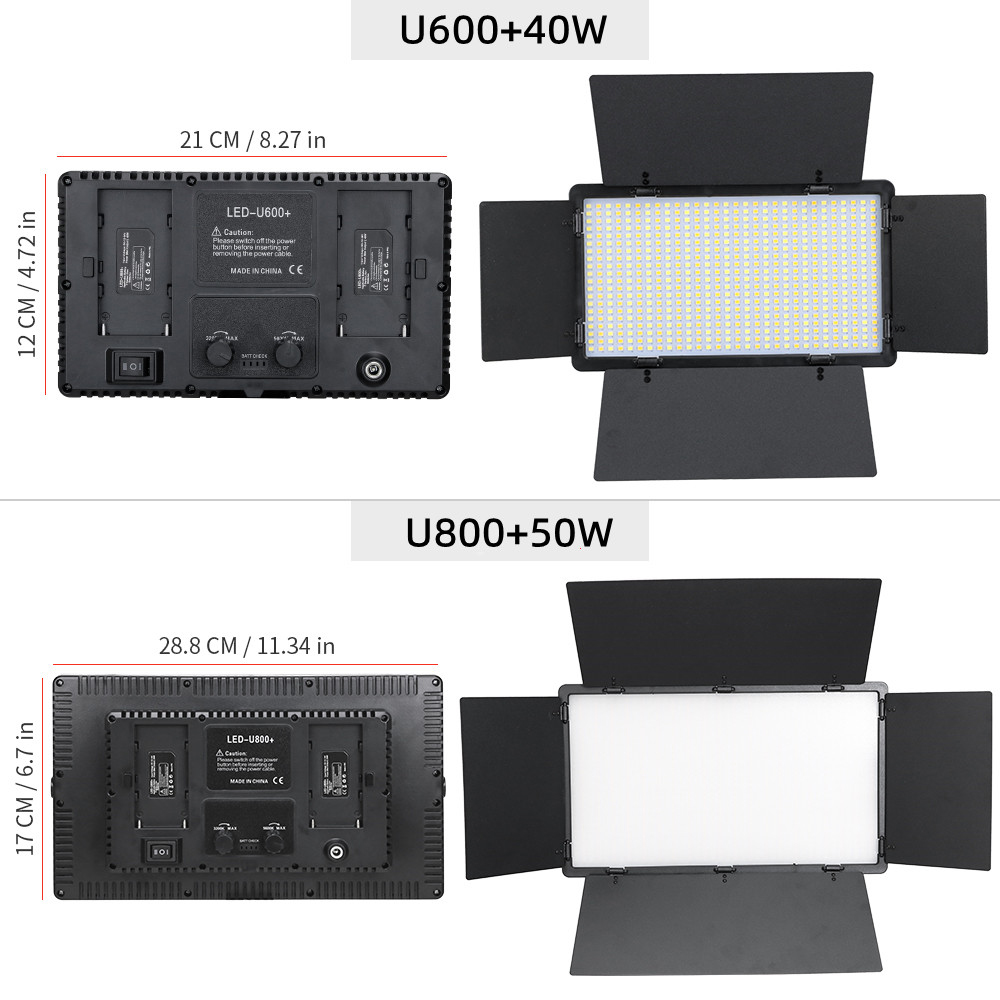 U800 600 LED Video Panel Light - Photography Lighting Uk ulasan dan harga