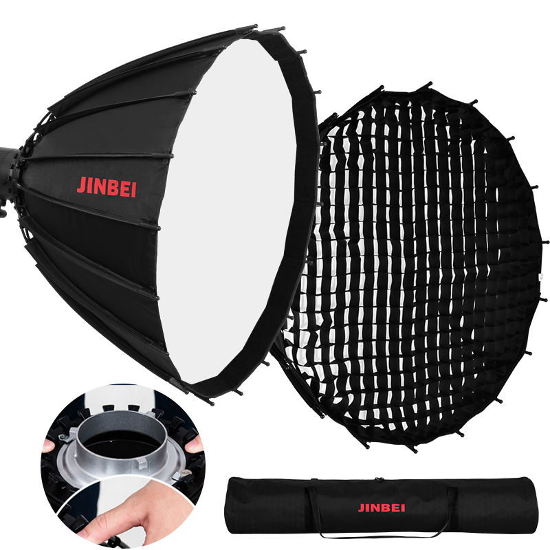 JINBEI 120cm Deep Reflective P - Parabolic Umbrella Deep ulasan dan harga
