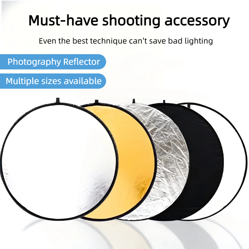 2-in-1 Dual Sided Gold Silver  - Photography Lighting Kit Portable ulasan dan harga