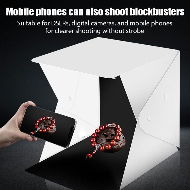 Lightbox Light Box Mini Photo  - Photography Lighting Kit With Backdrop ulasan dan harga