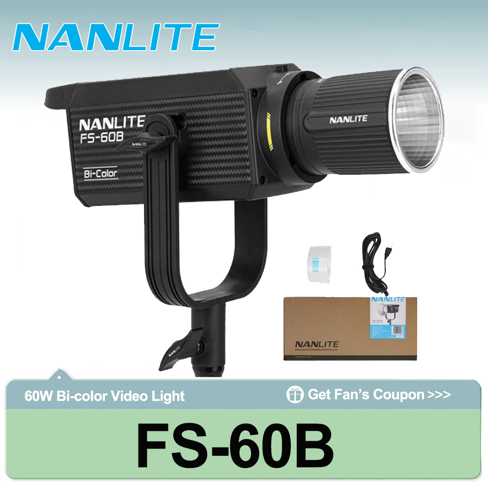 Nanlite FS-60B 70W Bi-color Sp - Photography Lighting Wireless ulasan dan harga