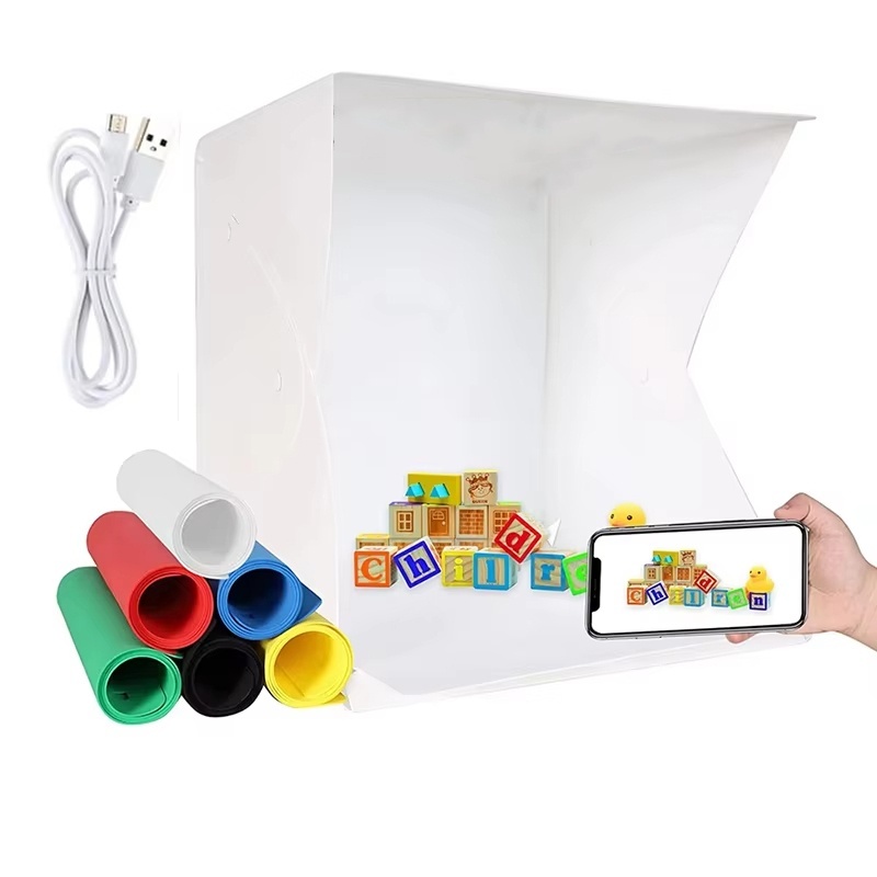 Folding Lightbox Portable Phot - Photography Lighting Kit Portable ulasan dan harga