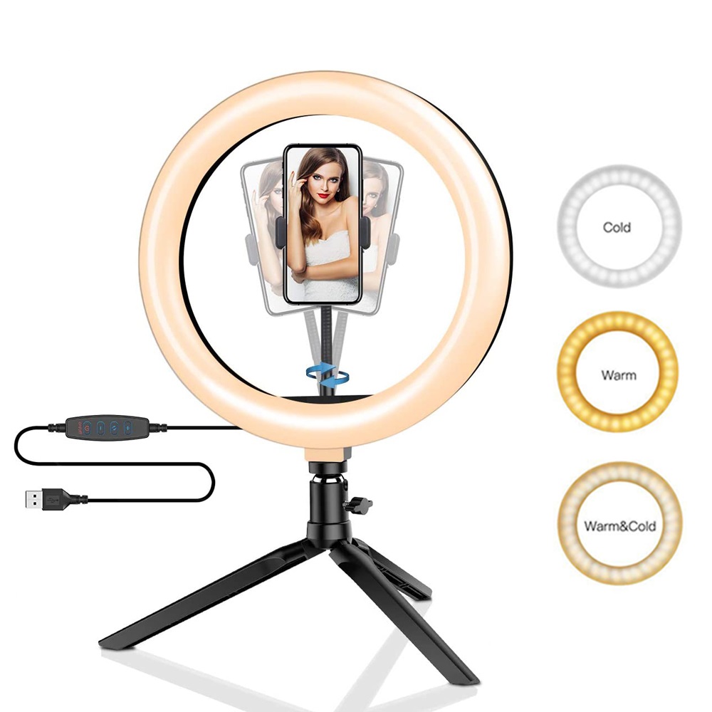 26cm 10 inch Led Ring Selfie L - Photography Lighting Stick ulasan dan harga
