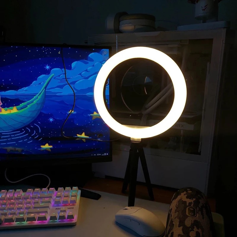 Desiontal 26cm Ring Light with - Photography Lighting Spotlight ulasan dan harga