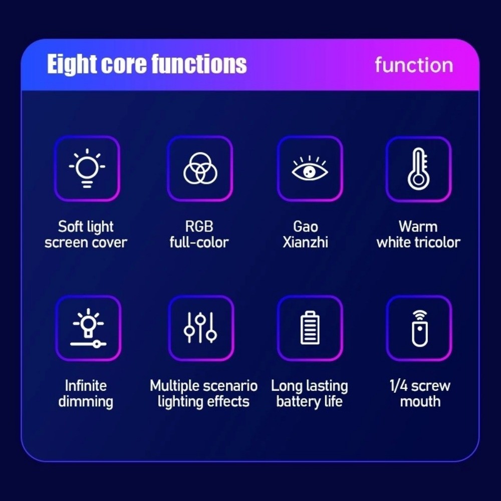 Handheld LED RGB Light Stick C - Photography Lighting Stick ulasan dan harga