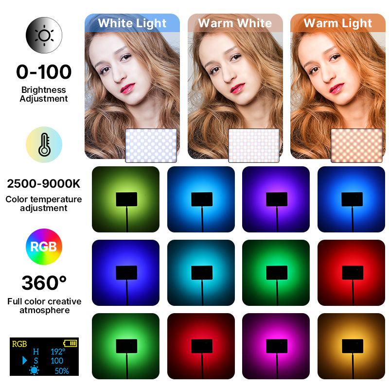 Ulanzi LT003 15W RGB Video Lig - Photography Lighting Wireless ulasan dan harga
