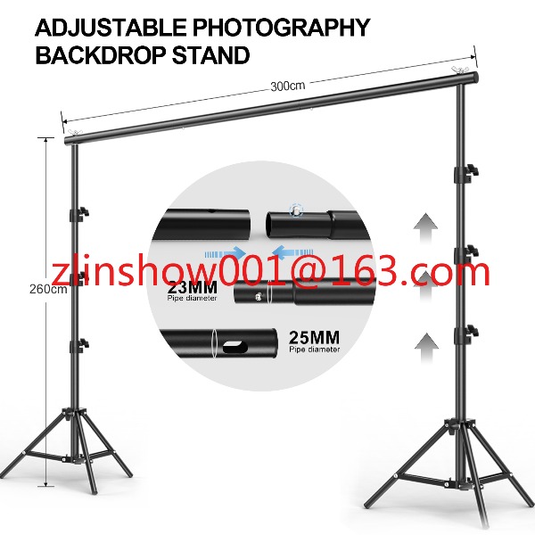 Photo Studio Equipment 2.6*3m/ - Photography Lighting Kit With Backdrop ulasan dan harga