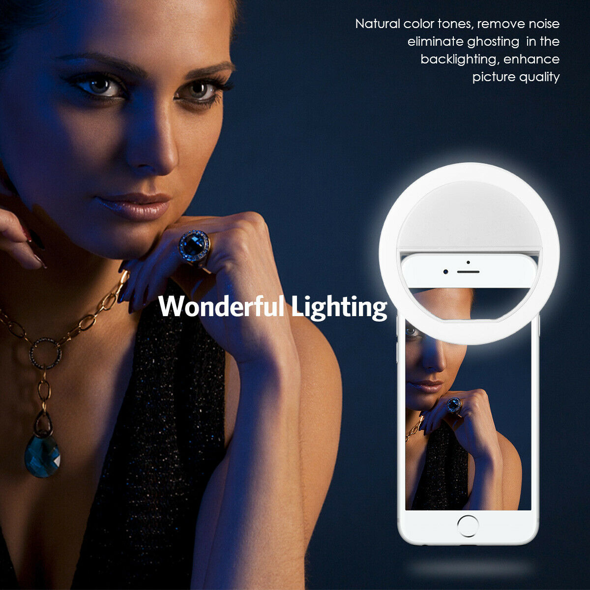 USB Charge Led Selfie Ring Lig - Photography Lighting Stick ulasan dan harga