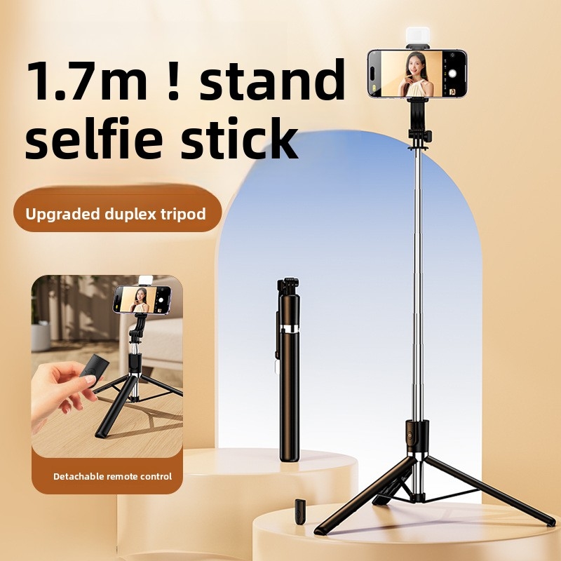 Extendable 1M Selfie Stick Tri - Photography Lighting Stick ulasan dan harga