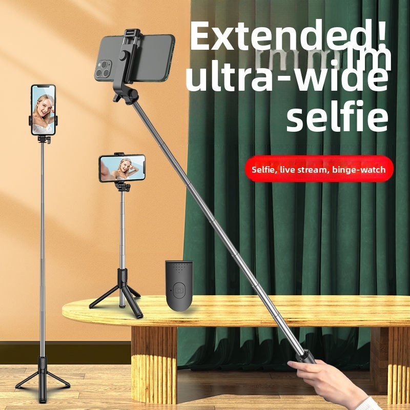 Extendable 1M Selfie Stick Tri - Photography Lighting Stick ulasan dan harga