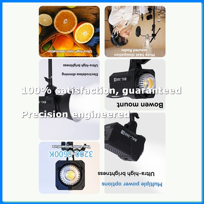 300W Bi LED Video Light, Conti - Photography Lighting Spotlight ulasan dan harga
