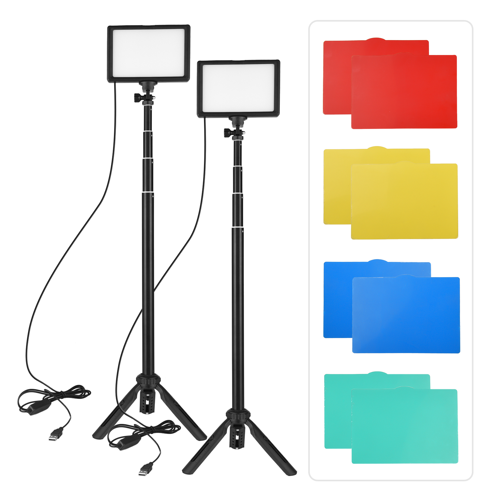 Andoer 2pcs LED Video Light Ki - Photography Lighting Uk ulasan dan harga
