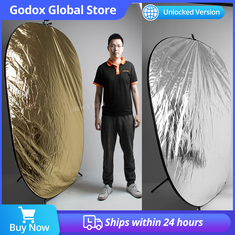 Godox 2in1  Gold and Silver Ov - Reflector Disc Silver ulasan dan harga