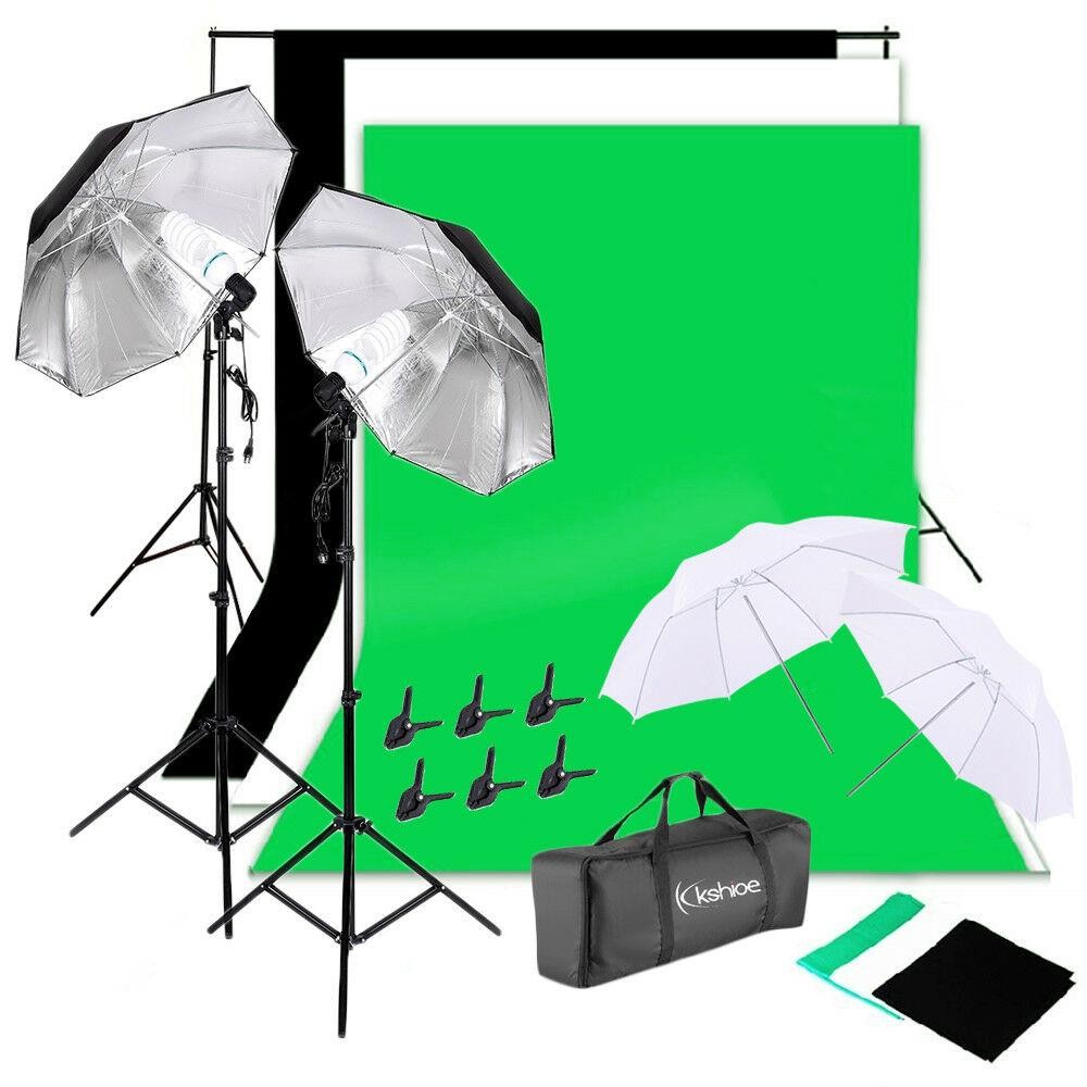 Photo Studio Photography Light - Photography Lighting Kit With Backdrop ulasan dan harga