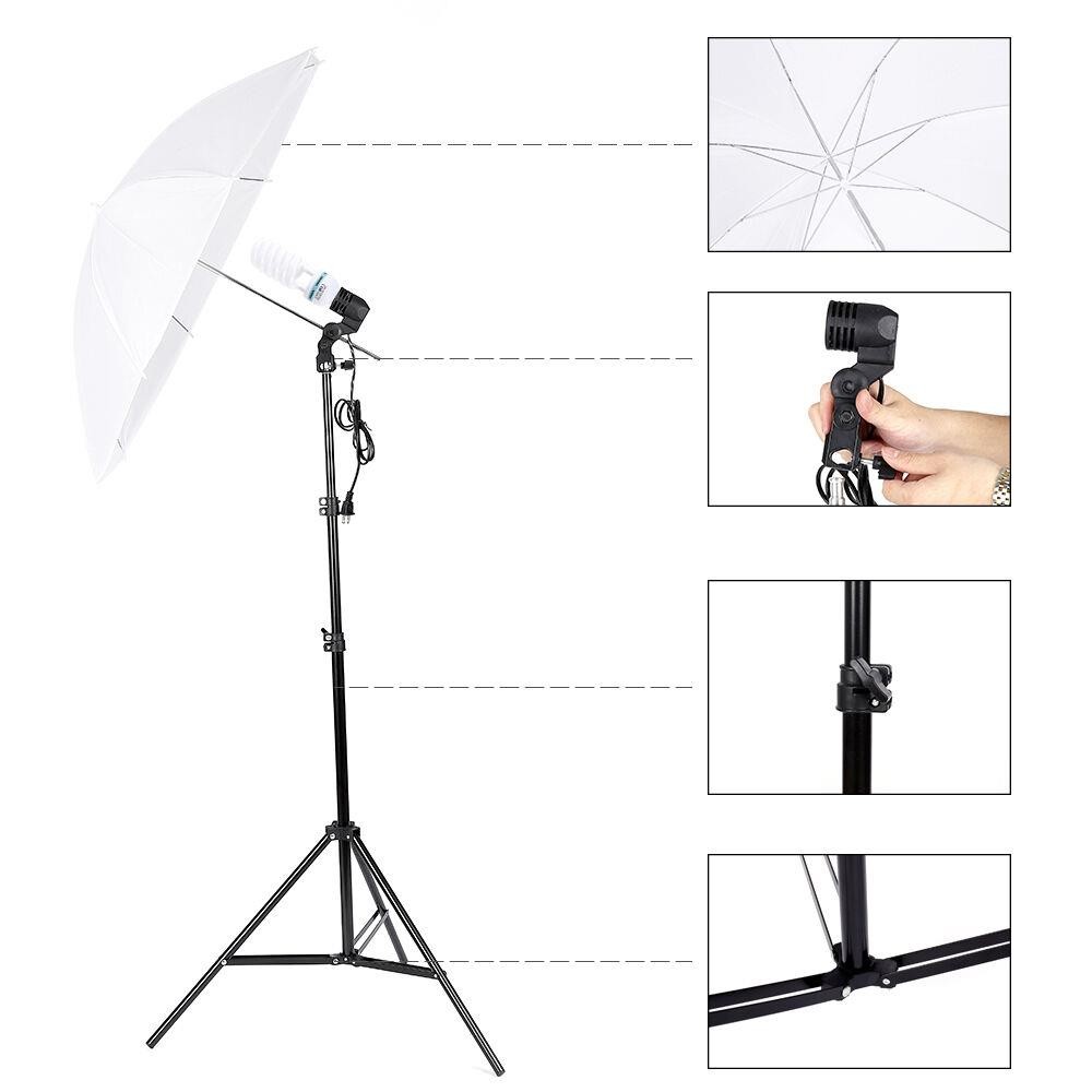 Photo Studio Photography Light - Photography Lighting Kit With Backdrop ulasan dan harga