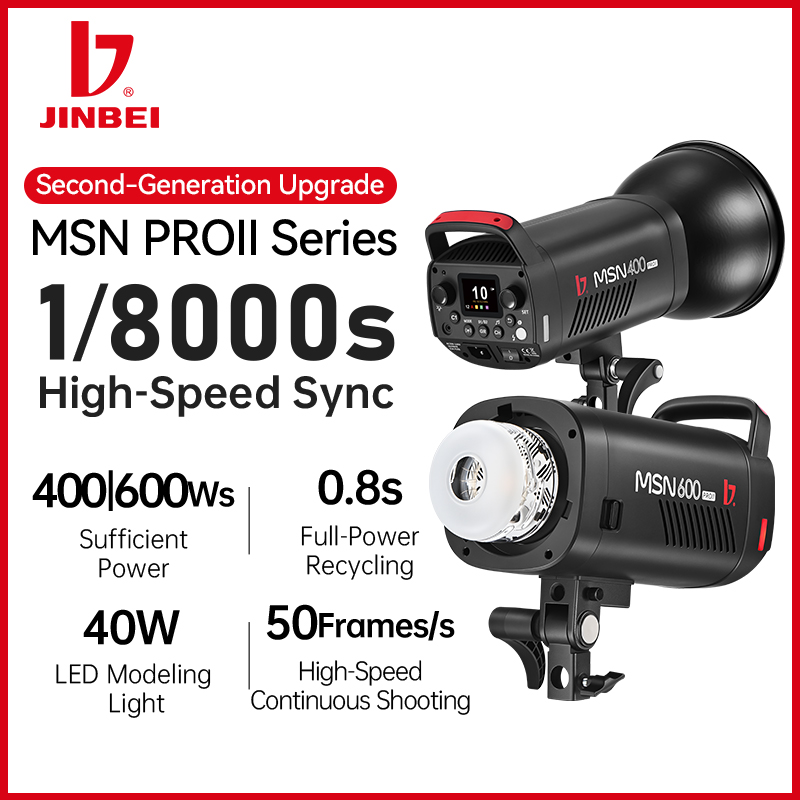 2027  MSN PROII 400/600WS 0.01 - Photography Lighting Wireless ulasan dan harga
