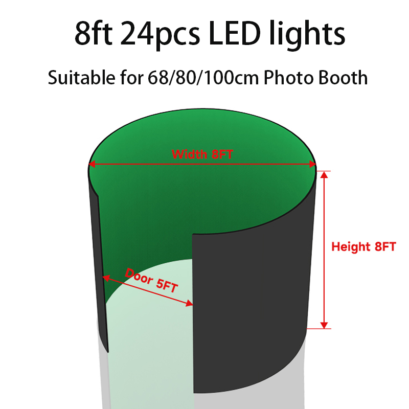 360 Photo Booth Enclosure Free - Photography Lighting Kit With Backdrop ulasan dan harga