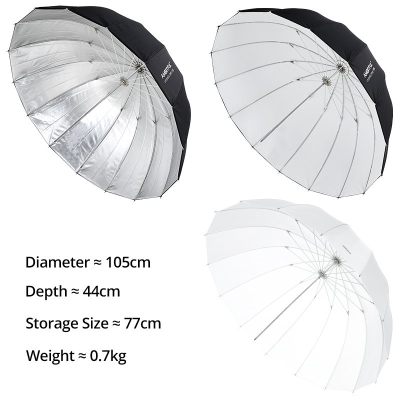 AMBITFUL 105cm 130cm 160cm Dee - Parabolic Umbrella Deep ulasan dan harga